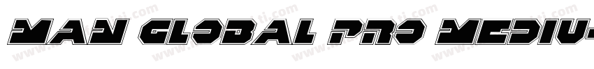 Man Global Pro Mediu字体转换